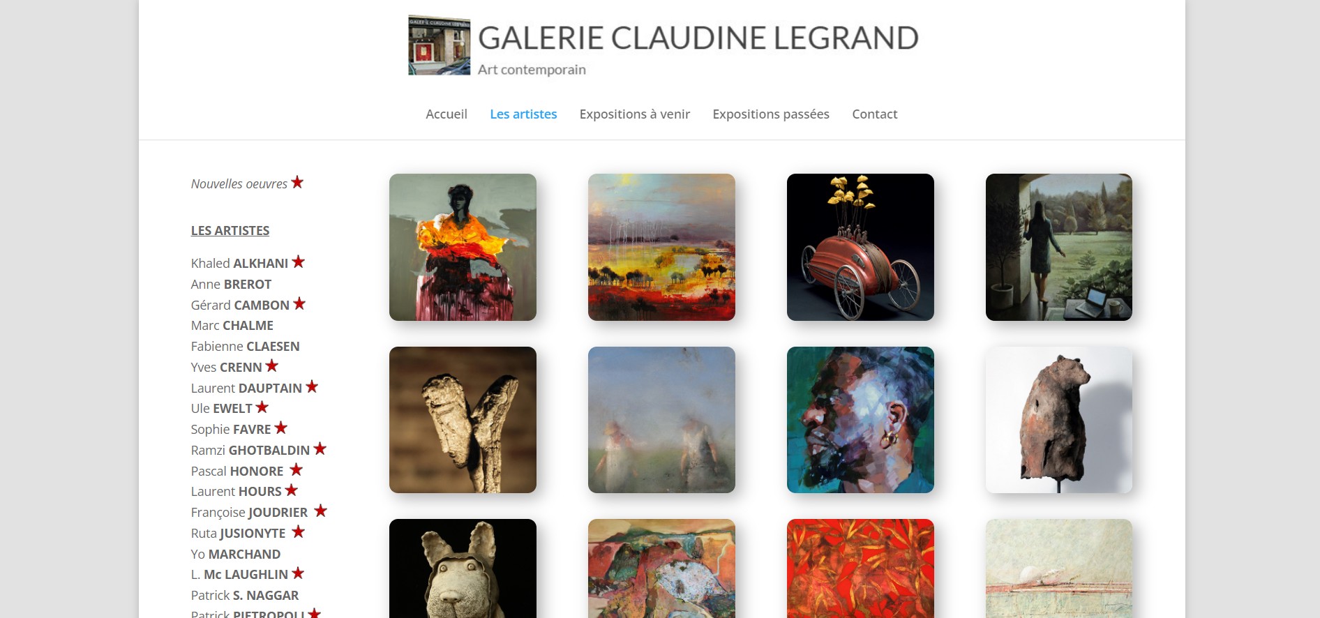 GALERIE CLAUDINE LEGRAND - ARTS TEC - La technologie au service des arts